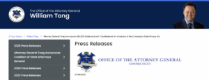 CT. Data Privacy Fine for TicketNetwork